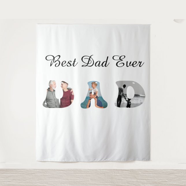 Tapiz Father’s Day Gift for Dad \ Best Dad Ever (Anverso)