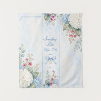 Tapiz favor de vela para ducha de novia algo azul
