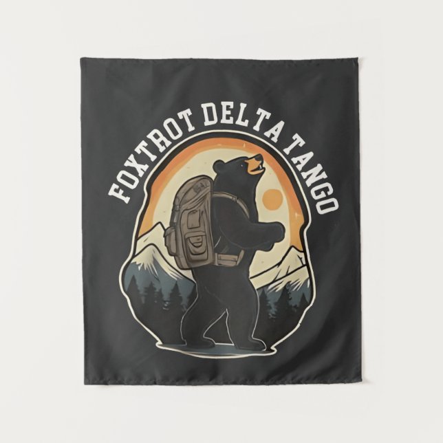 Tapiz FDT resiste el filete del oso Delta Tango (Anverso)