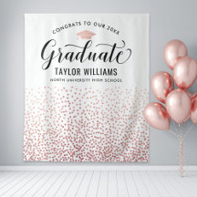 Felicidades a Nuestra Graduada Fiesta de Confeti R