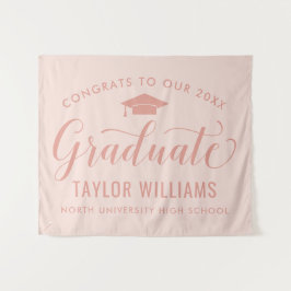 Tapiz Felicidades a Nuestra Graduada Graduación Rose Gol