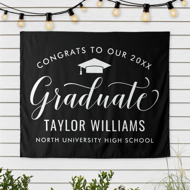 Tapiz Felicidades a nuestro graduado de 2023 en la gradu (Subido por el creador)