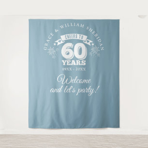 Tapiz Felicidades al 60 aniversario Telón de fondo para