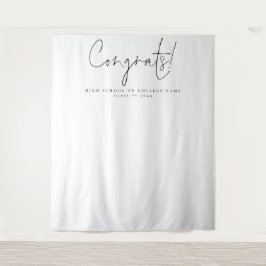 Tapiz Felicidades Clase 2024 Foto de fondo para graduado