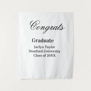 Tapiz Felicidades graduación nombre universidad nombre p