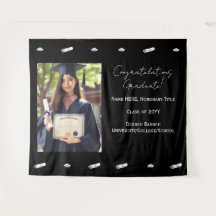 Felicidades pancarta de fondo para foto de graduac
