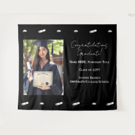Tapiz Felicidades pancarta de fondo para foto de graduac