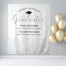 Felicitaciones a dos graduados Fiesta de Confetti 