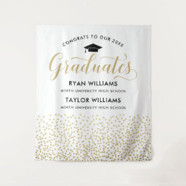 Tapiz Felicitaciones a nuestro Fiesta de Confetti de Oro