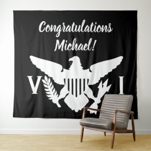 Tapiz Felicitaciones bandera de las Islas Vírgenes de Es