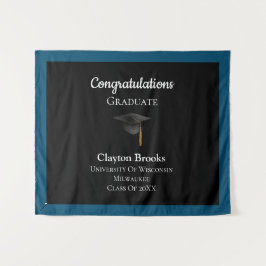 Tapiz Felicitaciones Graduadas Con Cap