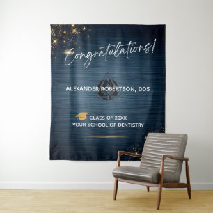 Tapiz Felicitaciones Modernas Dentista Graduación
