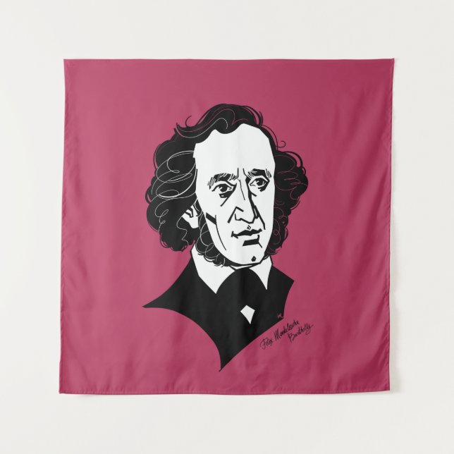 Tapiz Felix Mendelssohn Bartholdy (Anverso)