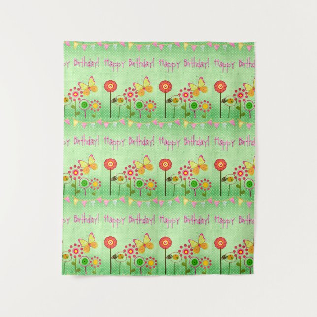 Tapiz Feliz Cumpleaños (Anverso)