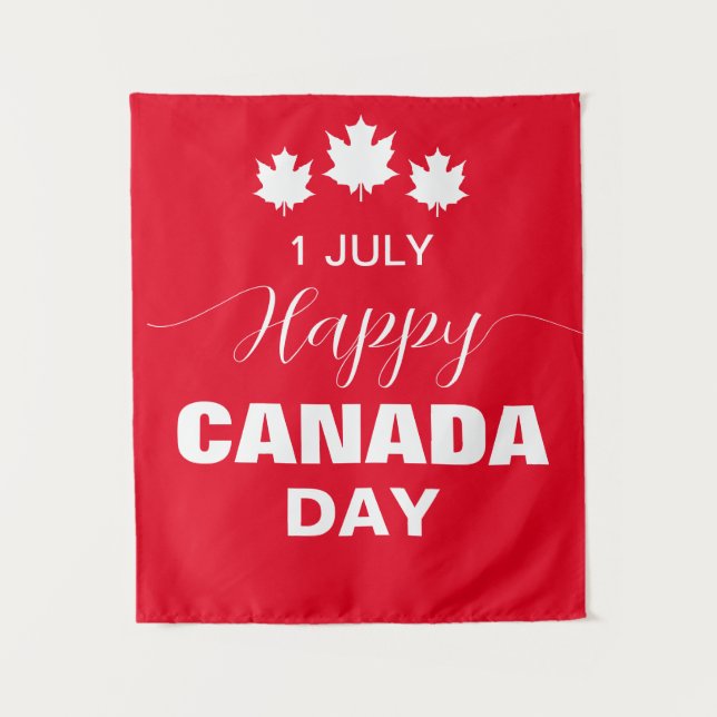 Tapiz Feliz Día de Canadá (Anverso)