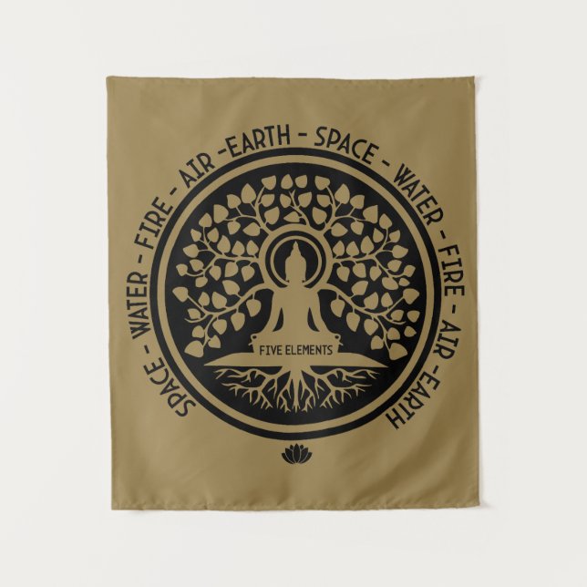 Tapiz Feliz Día de Vesak (Anverso)