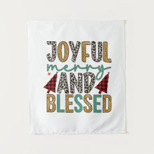 Tapiz Feliz Feliz Feliz Navidad Y Bendito