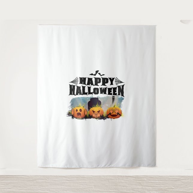 Tapiz Feliz Halloween (Anverso)