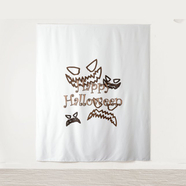 Tapiz feliz Halloween (Anverso)