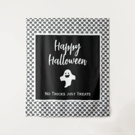 Tapiz Feliz Halloween fantasma boo no trucos solamente t