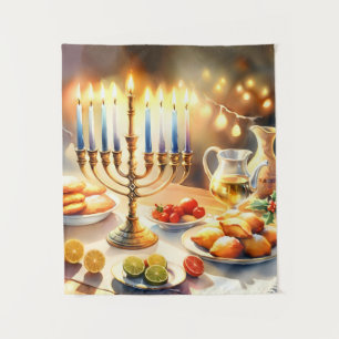 Tapiz Feliz Hanukkah
