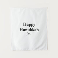 Feliz Hanukkah tu nombre imagen de texto editable