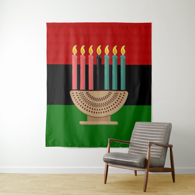 TAPIZ FELIZ KWANZAA (In situ)