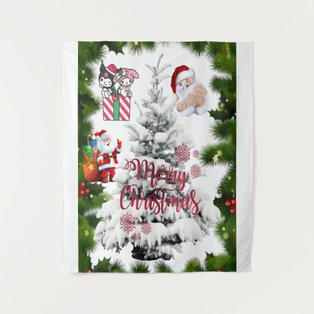 Tapiz Feliz Navidad (Anverso)