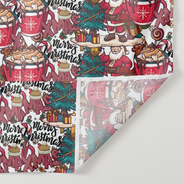 Tapiz Feliz Navidad - Festividad de Navidad (Detalle)