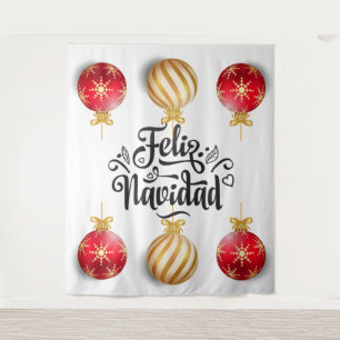 Tapiz Feliz Navidad Navidades en español