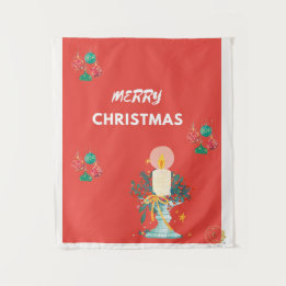 Tapiz Feliz Navidad - Rojo