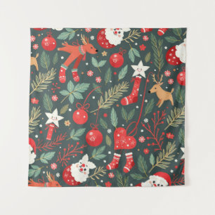 Tapiz Feliz Navidad Whimsy
