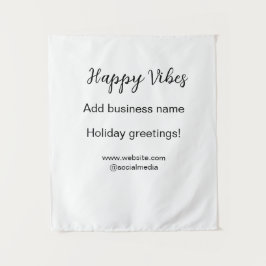 Tapiz Feliz Navidades de vibraciones saludos de vacacion