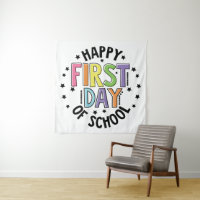 Feliz Primer Día De Educación Escolar De Maestros 