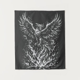 Tapiz Fénix que se eleva de las llamas de BurnsInHell