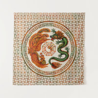 Fénix y Dragón con bagua #3