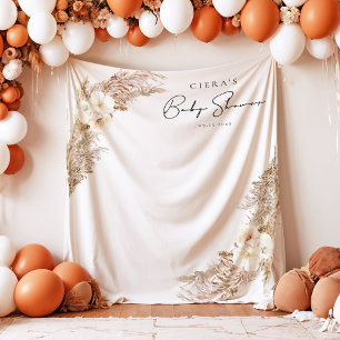 Tapiz Festejo de Bebé CIERA Bohemian Pampas Grass