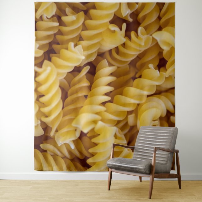 Tapiz Fideos de Pasta Fusilli (In situ)