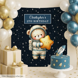 Tapiz Fiesta Astronauta de Oso de peluche personal