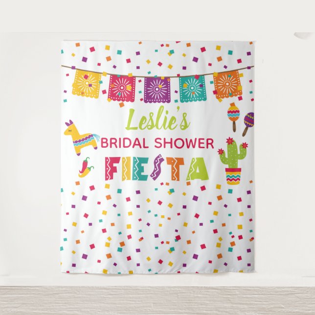 Tapiz Fiesta Bridal Shower Backups - Pinata - WH (Anverso)