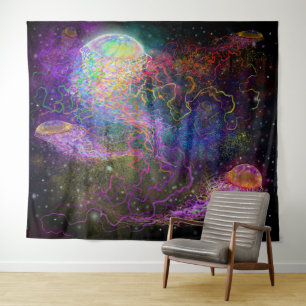 Tapiz Fiesta cósmico