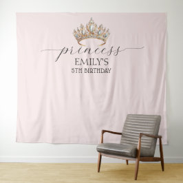 Tapiz Fiesta de Cumpleaños de la Princesa Corona Real