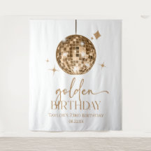Fiesta de cumpleaños dorado de la discoteca Gold