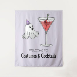 Tapiz Fiesta de disfraces y cócteles