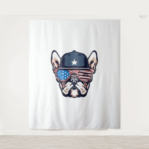 Tapiz Fiesta de fin de semana de Bulldog francés 4 de ju