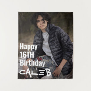 Tapiz Fiesta de fotos Personalizado personalizado