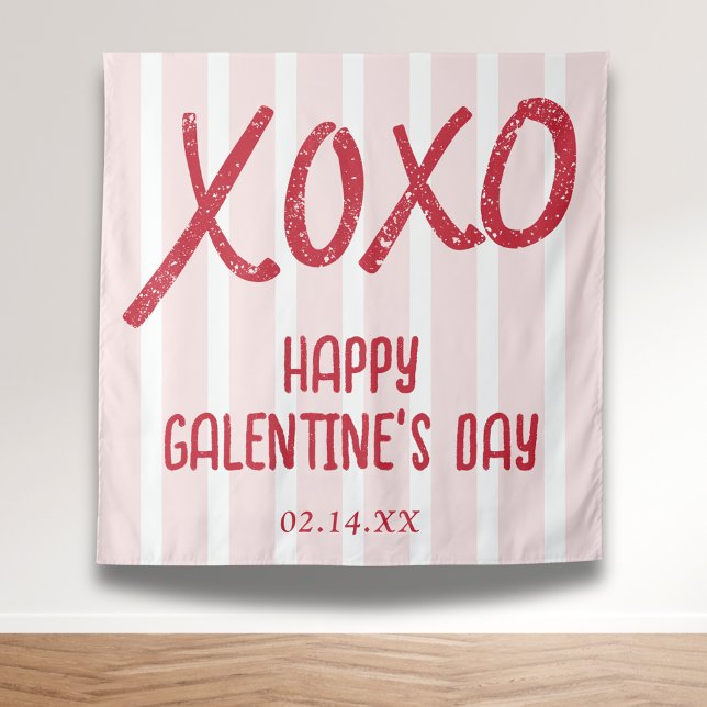 Tapiz Fiesta de Galentine’s Day Dibujada a Mano XOXO (Subido por el creador)