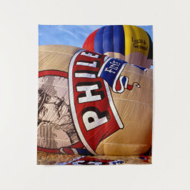 Tapiz Fiesta de globos aerostáticos.