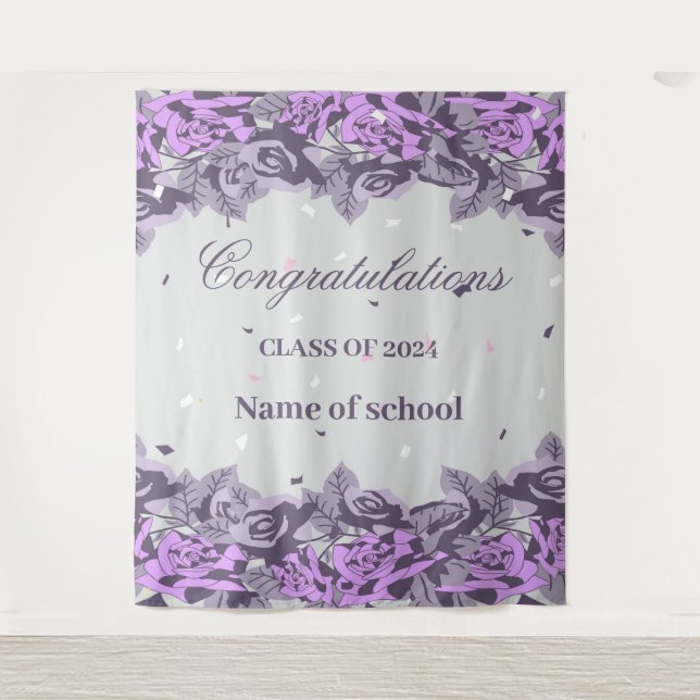 Tapiz Fiesta de graduación 2024 (Anverso)