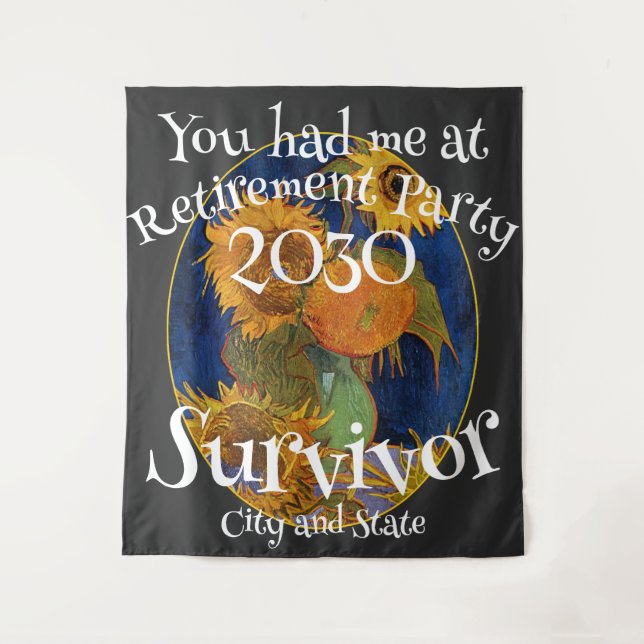 Tapiz Fiesta de Jubilación 2024 2025 2026 2027 2028 2029 (Anverso)